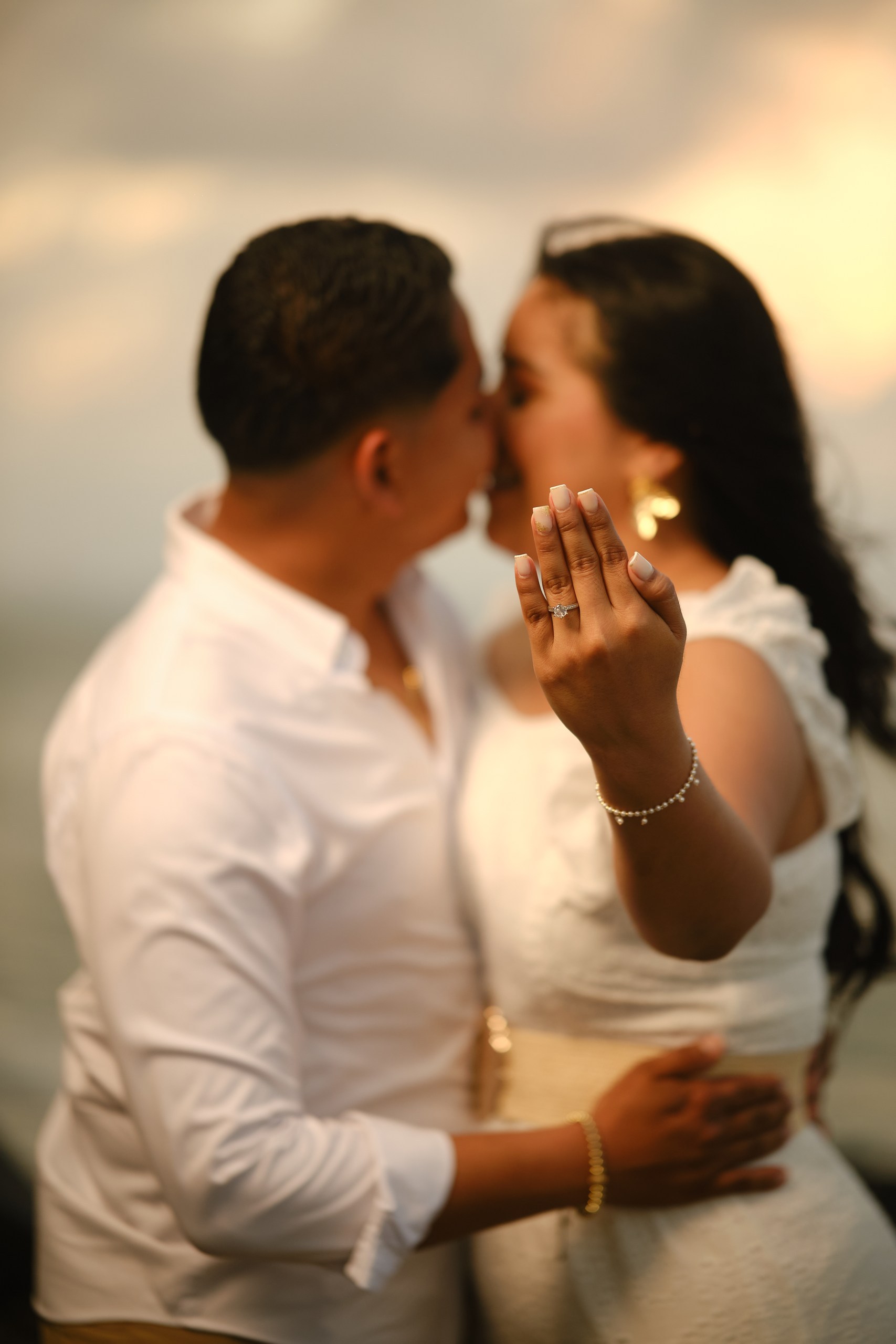 Wilmer y Kenia en la playa, fotografía 4